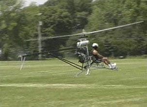 Mosquito ultralight helicopter flying