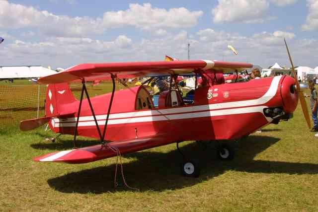 RagWing bi plane painted with house paint.