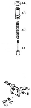 Bing carburator manual choke parts. 