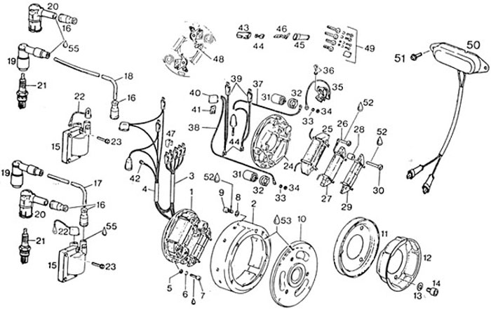 Rotax Bosch points ignition system used on Rotax aircraft engines.