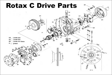 Rotax C Drive Parts Diagram