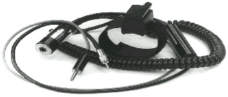 Aircraft radio patch cords.