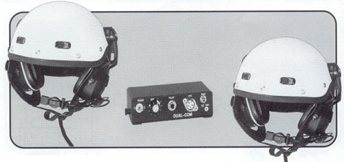 Dual Com aircraft standard intercom system