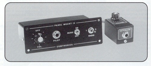 ntercoms, aircraft panel mount intercoms, Comtronics aircraft panel mount intercom system.