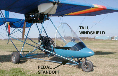Quicksilver Rudder Pedal Standoff kit