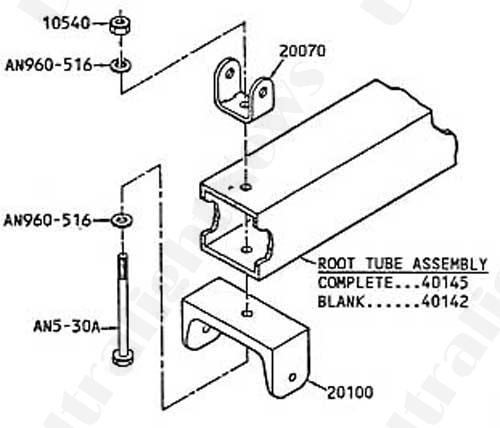 Quicksilver MX root tube diagram B