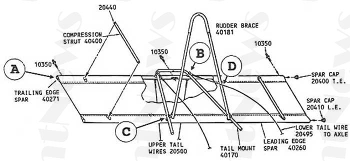 Quicksilver MX stabilizer, Quicksilver MX straight stabilizer parts diagram.