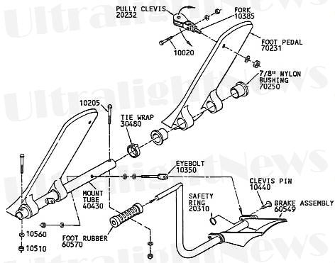 Quicksilver MX nose wheel assembly