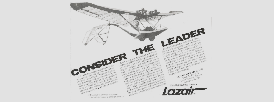 Lazair Ultralight Aircraft Ad