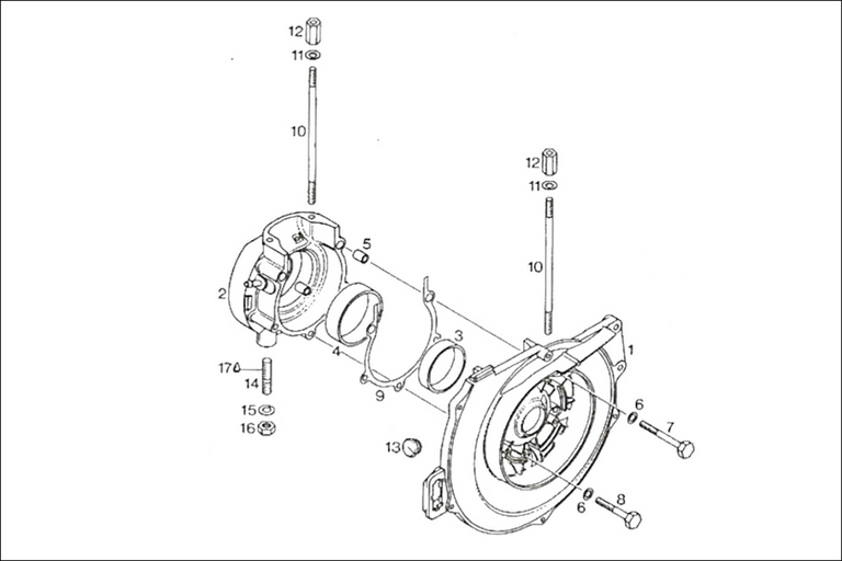 Rotax 277 Crankcase Parts Diagram