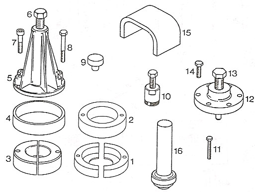 Rotax 277 gear box tools