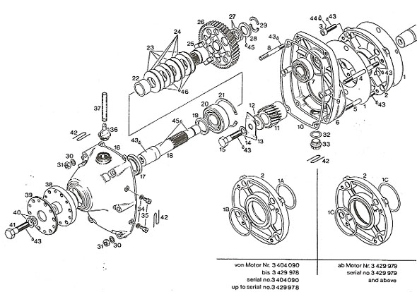 Rotax 277 fan cooled engine - A drive SZ