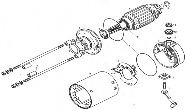 Rotax 912, Rotax 912 S, Rotax 914 electric start parts diagram.
