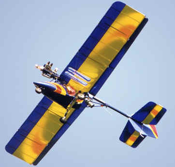 Airvenger ultralight aircraft.