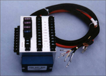 Hot box, Rotax and Hirth engine electrical junction box for ultralight aircraft and light sport aircraft engines.