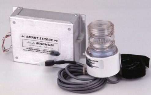 Single aircraft strobe light, single Magnum Strobe light, ultralight and light sport aircraft strobe lights.