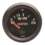 VDO water temperature gauge.