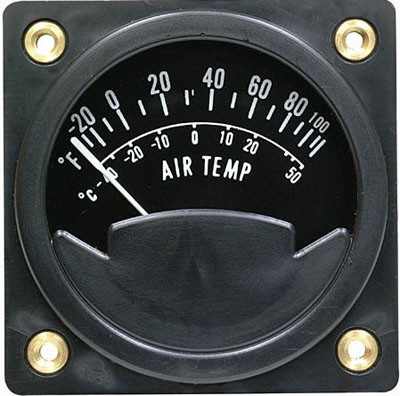 WESTACH OUTSIDE AIR TEMPERATURE GAUGE -40 TO 120F/0-100C
