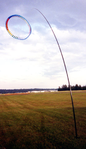 Windsock poles, fiberglass windsock poles, telescoping fibreglass windsock poles.